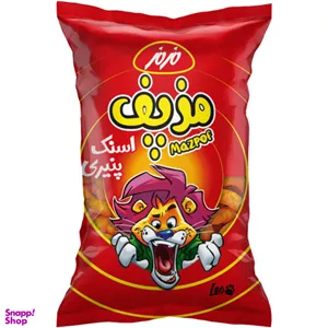 اسنک پنیری مزپف مزمز مدل کلاسیک بزرگ وزن 60 گرم