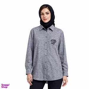 تونیک زنانه برنس مدل گلسا رنگ طوسی