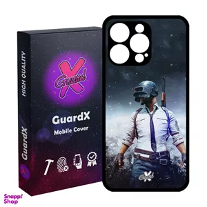 کاور گارد ایکس طرح Pubg مدل Glass10039 مناسب برای گوشی موبایل اپل iPhone 15 Pro Max