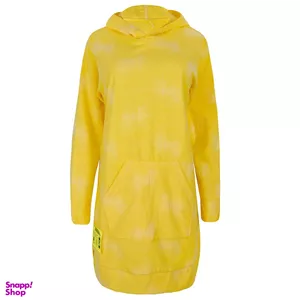 هودی لانگ زنانه مدل 858031710 رنگ زرد