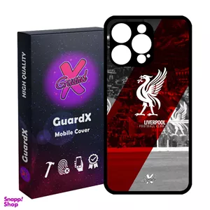 کاور گارد ایکس طرح Liverpool مدل Glass10045 مناسب برای گوشی موبایل اپل iPhone 15 Pro Max
