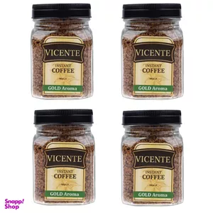 قهوه فوری گلد آروما ویسنت وزن 100 گرم بسته 4 عددی