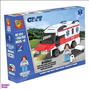 لگو بی تی 264 قطعه مدل ماشین آمبولانس