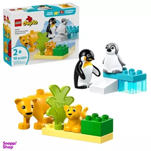 ساختنی لگو سری دوپلو مدل Penguins and Lions کد 10442