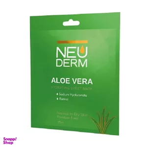 ماسک ورقه ای صورت نئودرم مدل آلوئه ورا حجم 25 میلی‌ لیتر