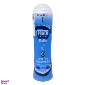 ژل تاخیری لوبریکانت پاور من دلتازکس مدل Long Time حجم 60 میلی لیتر