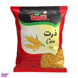ذرت گلها وزن 200 گرم بسته بندی سلفون