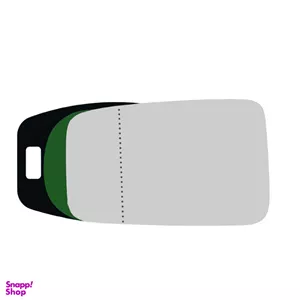 شیشه آینه جانبی چپ خودرو کالانیکس مدل SHIS-405OLDL-10922 مناسب پژو 405 مدل قدیم به همراه قاب و چسب