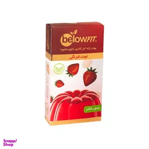 پودر ژله رژیمی توت فرنگی بیلوفیت وزن 25 گرم