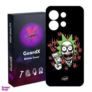 کاور گارد ایکس طرح Rick and Morty مدل Glass10151 مناسب برای گوشی موبایل شیائومی Redmi Note 13 4G