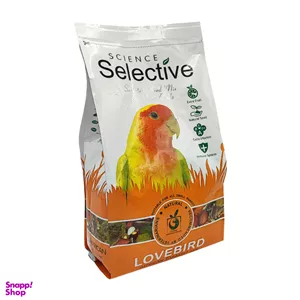غذای طوطی برزیلی سلکتیو مدل lovebirds وزن 1 کیلوگرم