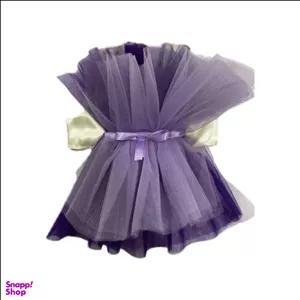 لباس عروس سگ گربه کد 30 رنگ بنفش