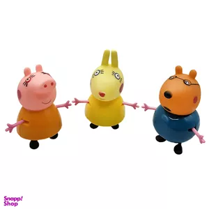 فیگور ناب سل مدل Peppa Pig کد FI11109 مجموعه 3 عددی