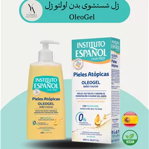 شاور ژل بدن اولئو ژل آتوپیک پوست‌های خشک، حساس و آتوپیک اسپانول حجم 300 میل OleoGel