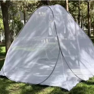 پشه‌بند ۸ نفره آپکس مدل چادری کف ضخیم سایز ۲.۵×۲.۵ – توری محکم و مقاوم
