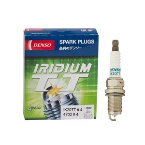 شمع دنسو ایریدیوم تی تی TT پایه کوتاهlk20tt کد 4702 اصلی ژاپنی وارداتی دست ۴ عددی