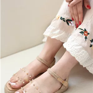 صندل رکابدار کنفی طلقی زنانه کد S16 الی