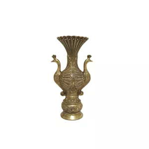 گلدان طاووس برنزی