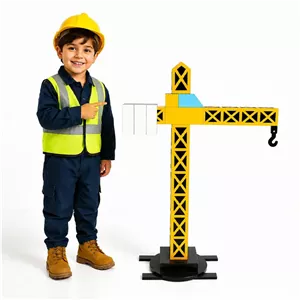 اسباب بازی مشاغل مدل جرثقیل خانه سازی تاور کرین کد 7554543