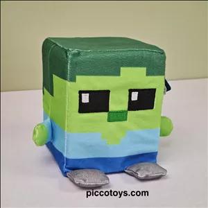 عروسک ماینکرافت زامبی مکعبی Minecraft zambi کد AF100262