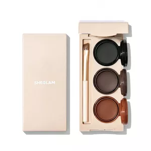 پالت سه‌تایی خط چشم و ابرو ژلی شیگلم STREAMLINE BROW & EYELINER GEL SHEGLAM