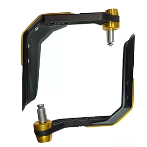 هندگارد موتور سیکلت طلق دار بسته دو عددی  GOLD