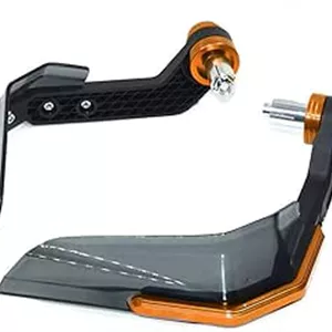 هندگارد موتور سیکلت طلق دار بسته دو عددی ORANGE