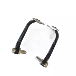 هندگارد موتور سیکلت طرح کربن فلزی مدل CARBON SILVER