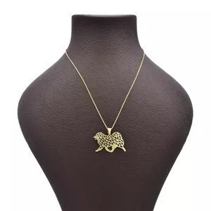 گردنبند طلا 18 عیار زنانه شمیم گلد گالری طرح سگ کد 620M326 