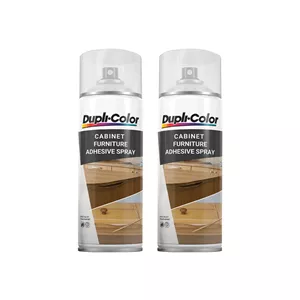 اسپری چسب کابینت و مبلمان دوپلی کالر مدل ADHESIVE حجم 400 میلی لیتر مجموعه 2 عددی