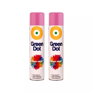 اسپری رنگ صورتی گرین دات مدل green2 حجم 250 میلی لیتر مجموعه 2 عددی