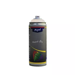 اسپری رنگ سفید براق اسپم مدل glossy white حجم 300 میلی لیتر