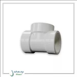 سه راه ماده رزوه ای U-PVC ویسپار