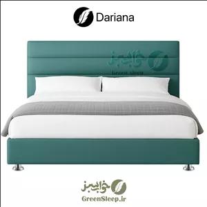 تختخواب باکس هتلی ثابت داریانا (اسپیشیال) سایز 160 دو نفره به همراه تاج افقی