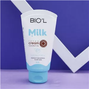 کرم مرطوب کننده دست و صورت تیوپی پروتئین شیر و روغن نارگیل بیول 70 میل 92199