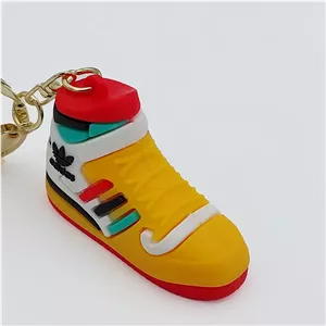 سرکلیدی سیلیکونی کفش آدیداس adidas زرد 31084