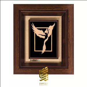 تابلو ورق روکش طلا طرح نیروانا