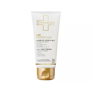 کرم روز 4 در 1 مناسب پوست‌ مختلط تا چرب با DERMEDEN SPF50