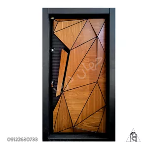 درب ضد سرقت رویه گردو طرح کوانتوم