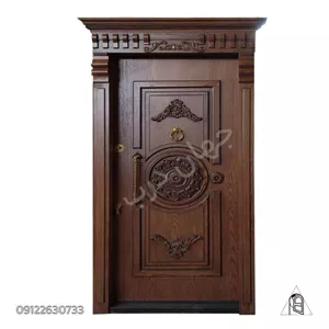 درب ضد سرقت رویه راش مدل دراج