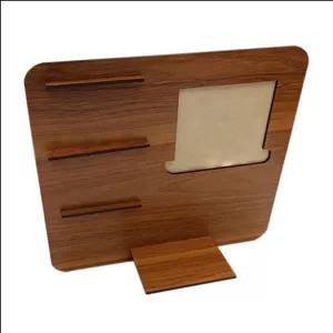 تقویم رومیزی چوبی دائمی پایه دار (همه ساله) ماه مهر