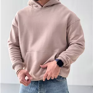 هودی مدل Basic رنگ کرم کد HO159C