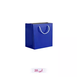پاکت کادو با طرح ساده تک رنگ آبی (سری 20)