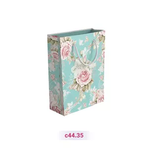 پاکت کادو با طرح گل آبی (سری 35)