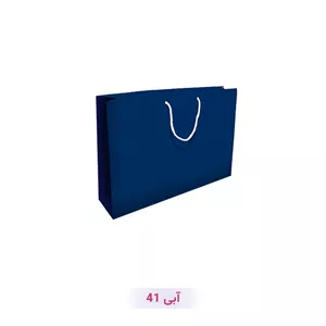 پاکت کادو با طرح ساده تک رنگ آبی (سری 41)