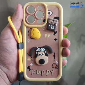 قاب گوشی آیفون 14 پرو مکس (کاور عروسکی فانتزی طرح بیتزربند آویز)