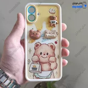 قاب گوشی سامسونگ گلکسی A07 (کاور Solid مدل عروسکی طرح Bear)