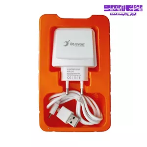 شارژر دیواری دو پورت IRANGE مدل LC042A بهمراه کابل تبدیل Micro USB