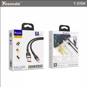 كابل شارژ اورجینال Yosonda مدل D15 میکرو