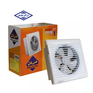 هواکش خانگی دریچه‌ دار سایز 20 مدل EB200-2 خزرفن 1400 , 2400 دور